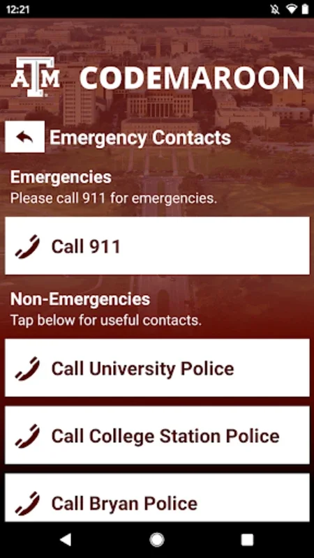 Code Maroon for Android - Secure Campus Safety App