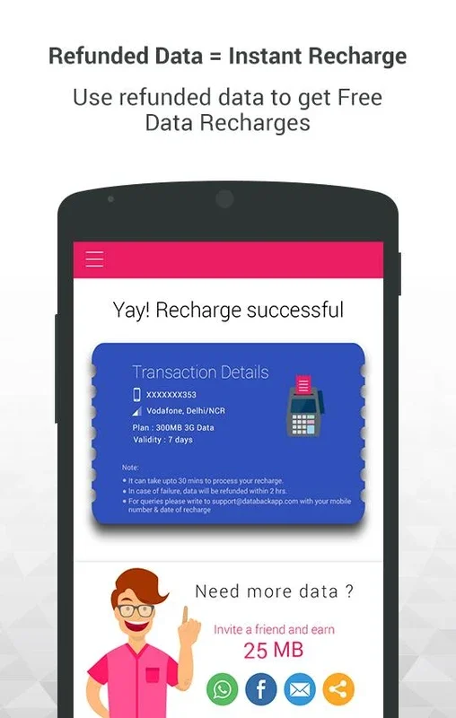 DataBack for Android: Earn Data Reimbursements