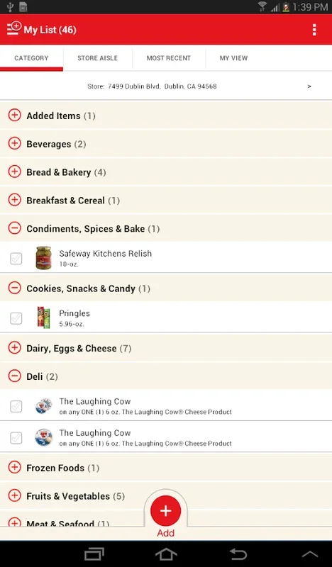 Tom Thumb for Android: Streamlined Grocery Shopping