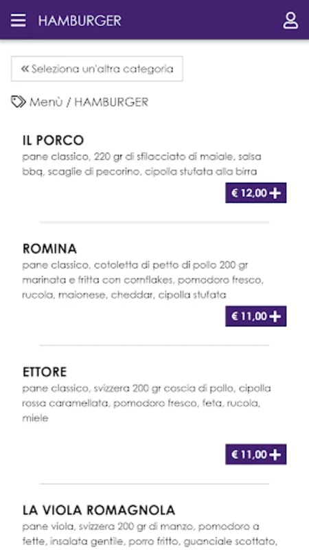 La Mucca Viola for Android - Order Authentic Italian Cuisine