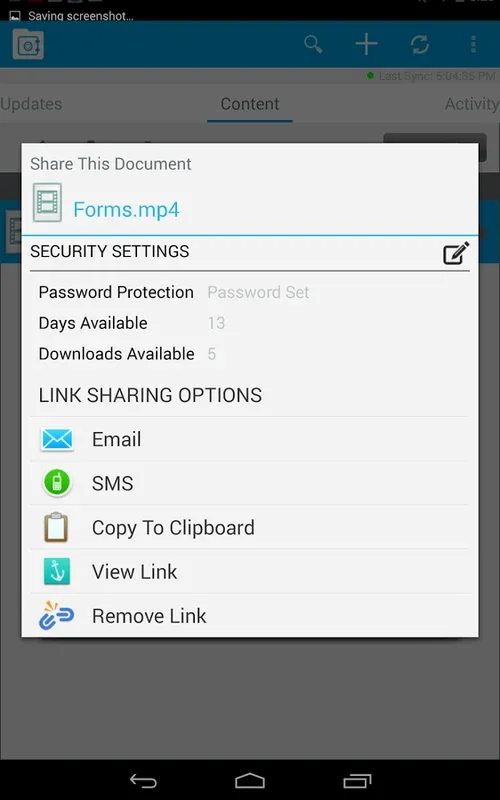 Content for Android: Secure File Access and Collaboration