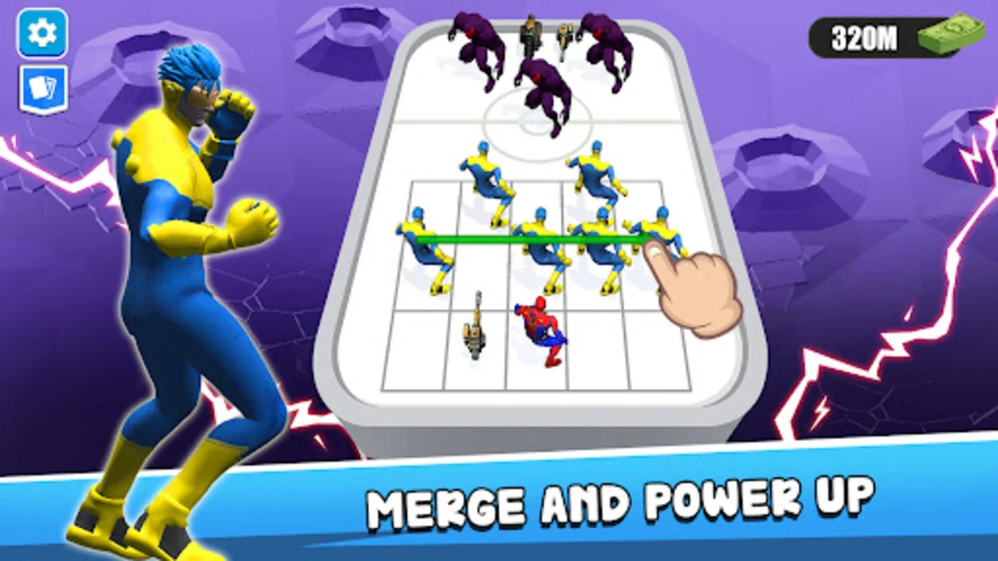 Merge Superheroes Fusion Battle for Android - Exciting Gameplay