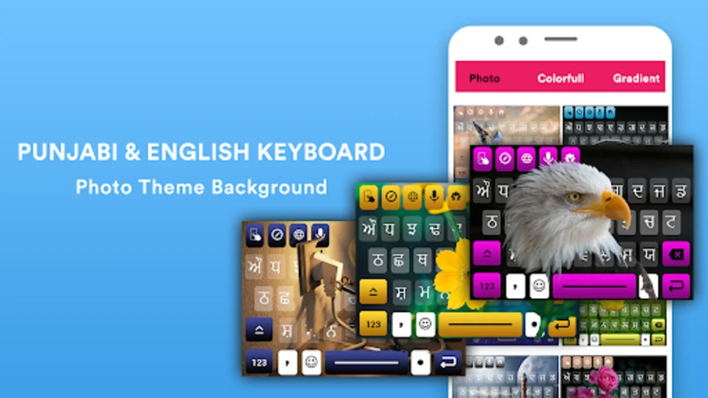 Punjabi English Keyboard App for Android - No Downloading Needed