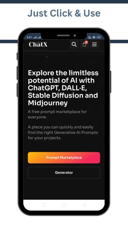 Prompt Generator - All in one for Android - No Downloading Required