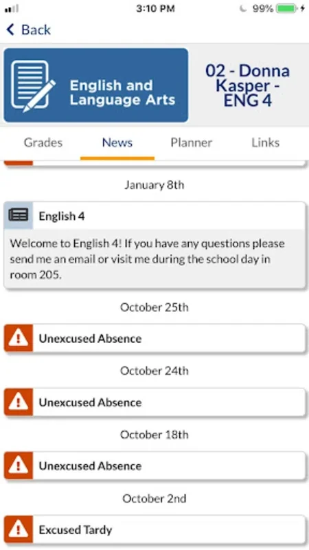 myStudent Pasco for Android: Monitor School Progress