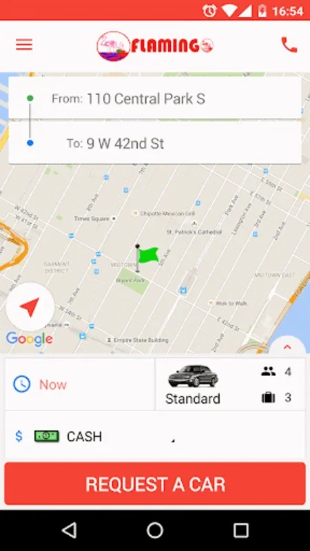 Flamingo for Android - Manage Ground Transportation Easily