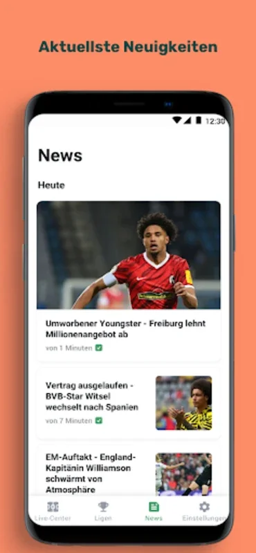 Herzrasen Fußball Live Ticker for Android - Stay Connected to Football Action