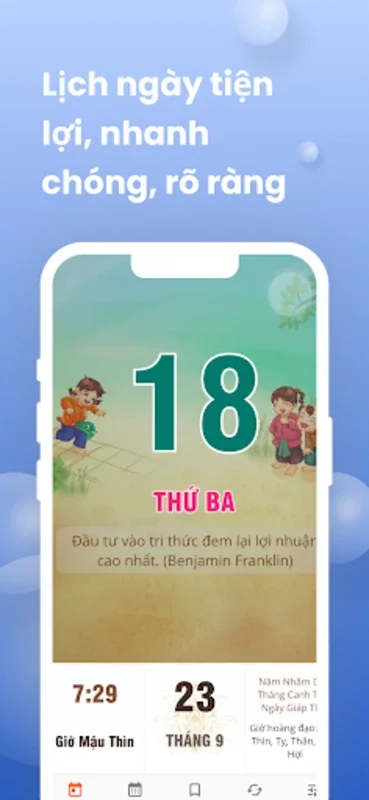 Lịch Vạn Niên 2023 - Ngày tốt for Android: Rich Calendar & Horoscope App