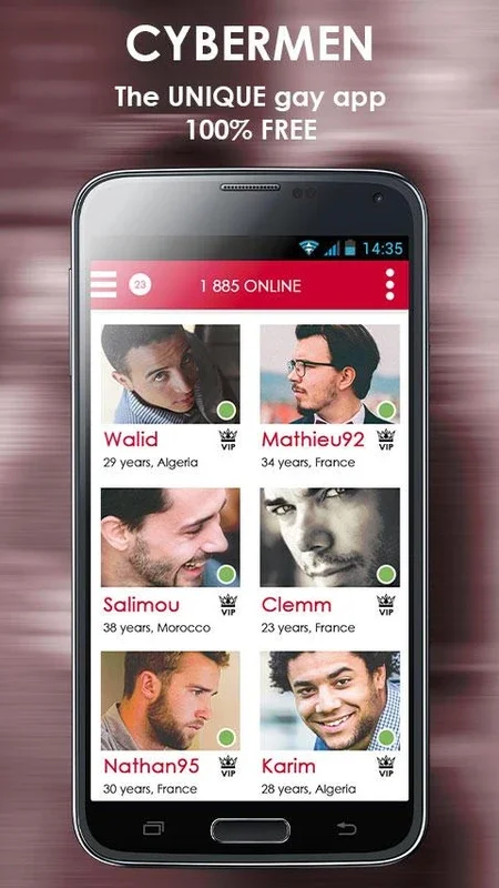 Cybermen for Android - The Premier Gay Dating App