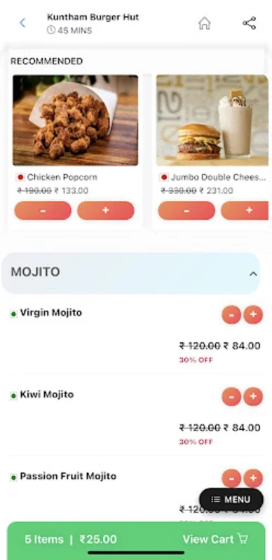 Pesito for Android - Wide Food Delivery in Towns