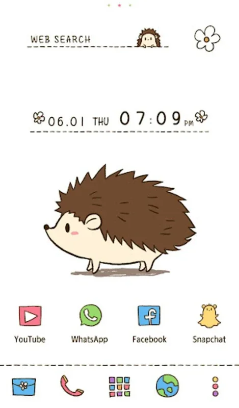 Cute Hedgehog Theme for Android: Add Charm to Your Device