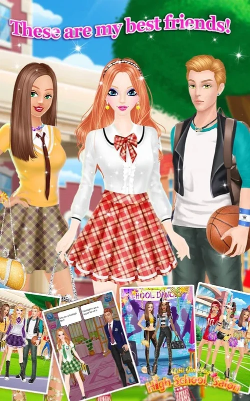 High School Salon for Android - An Interactive School Beauty Game