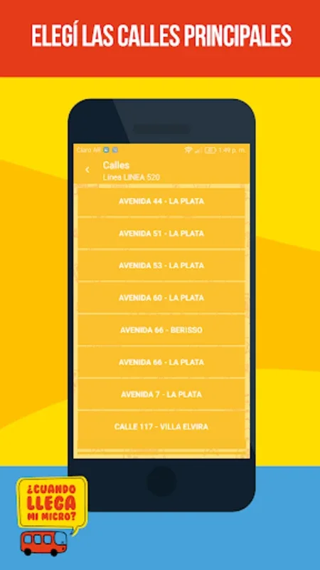 Cuando llega mi micro? for Android - Track Buses in Real-Time