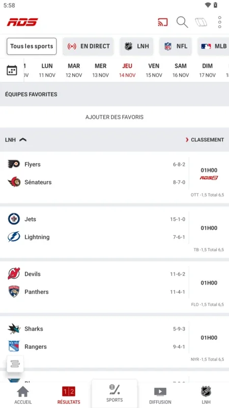 RDS GO for Android - Stay Updated with Sports News