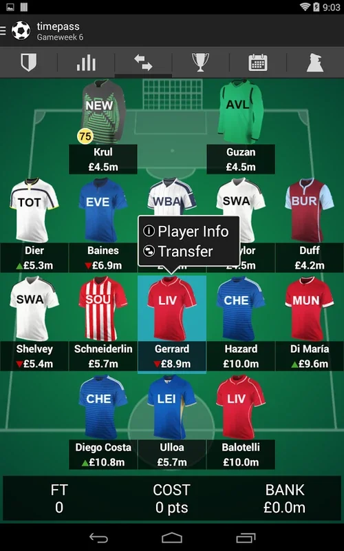 Fantasy Football Manager (FPL) for Android - Manage Your Fantasy Soccer Team