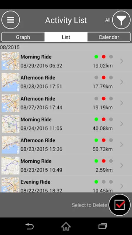 Cycling for Android: Advanced Ride Tracking