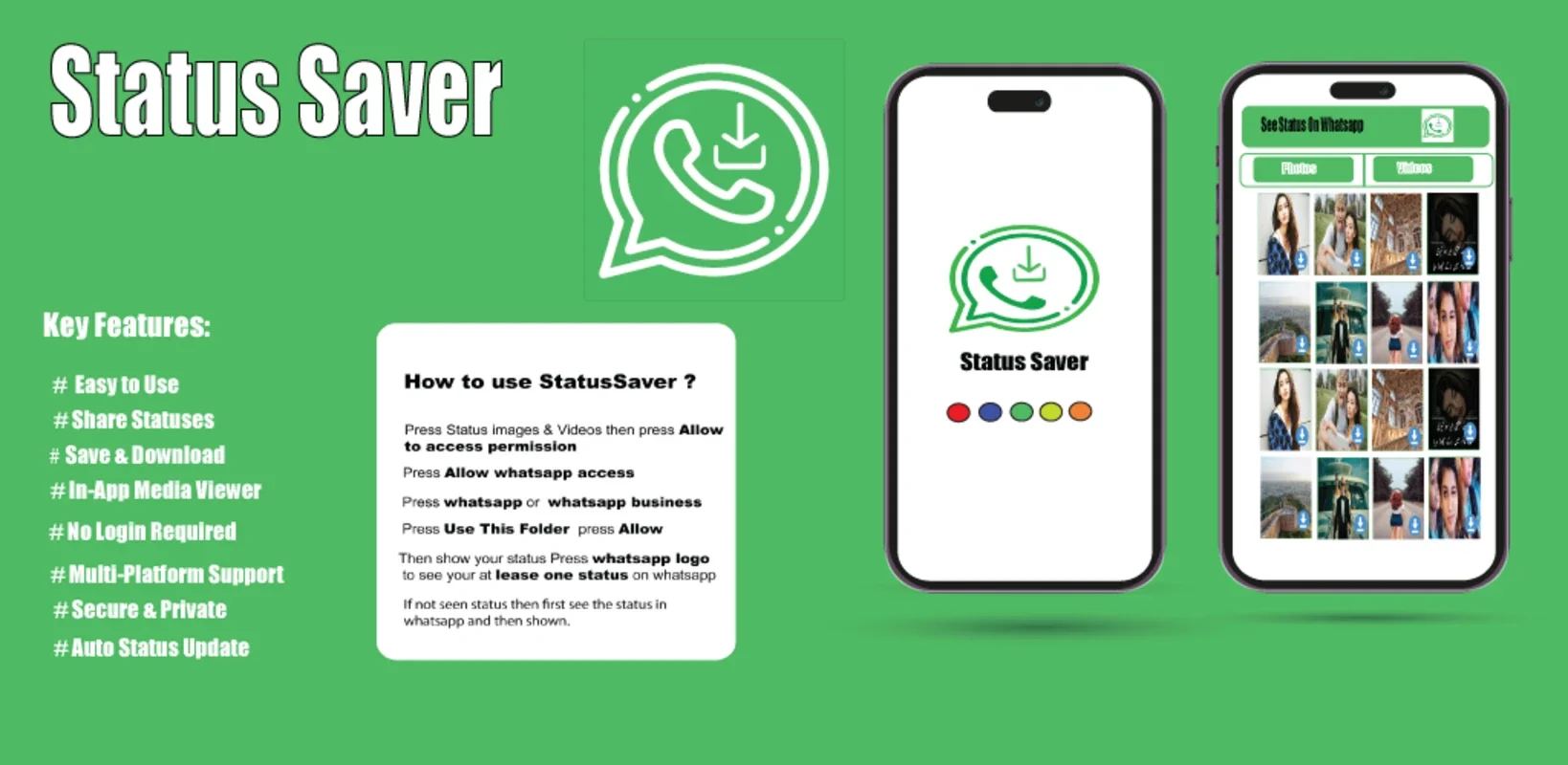 StatusDownloader for Android - Download the APK from AppHuts