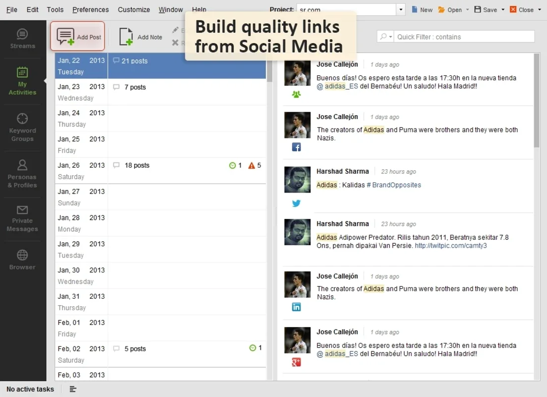 BuzzBundle for Mac - Manage Multiple Social Network Accounts Easily