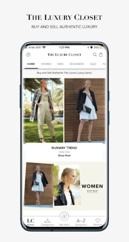 Luxury Closet for Android - Affordable Luxury Fashion at Your Fingertips