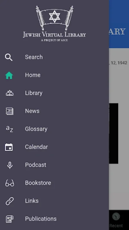 Jewish Virtual Library for Android - Explore Jewish Knowledge