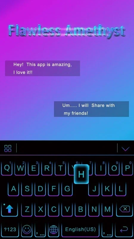 FlawlessAmethyst for Android - Enhance Typing Experience
