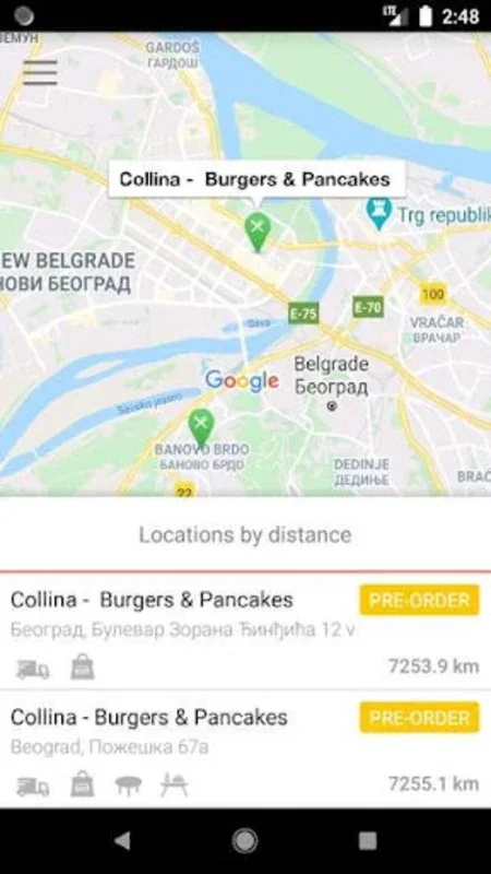 Collina Burgers & Pancakes for Android - Download the APK from AppHuts