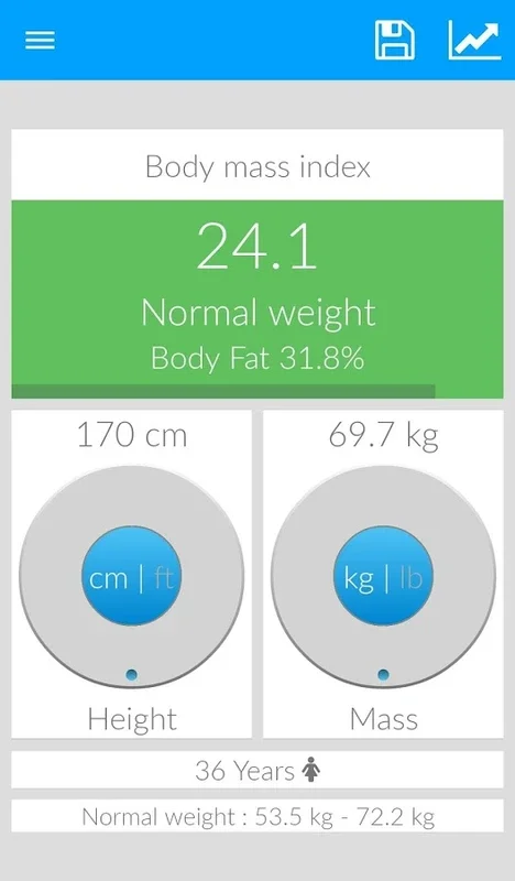 BMI for Android - A Valuable Health Monitoring App