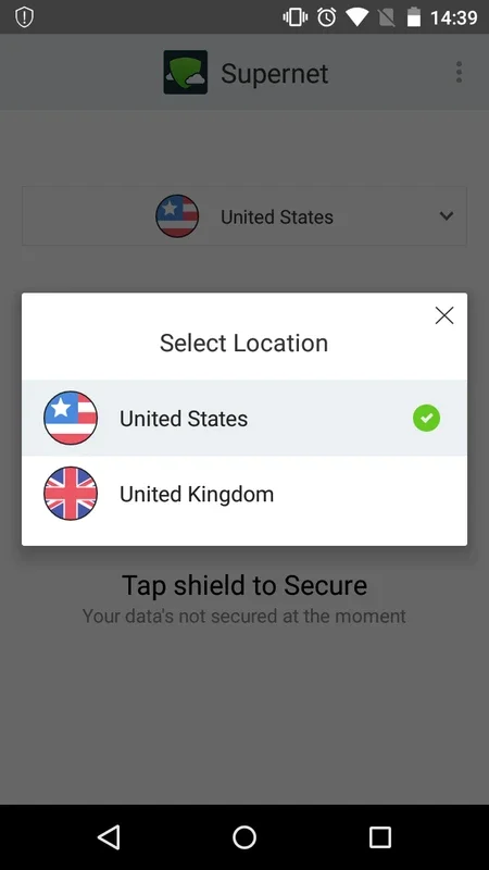 Supernet for Android - Unrestricted Browsing