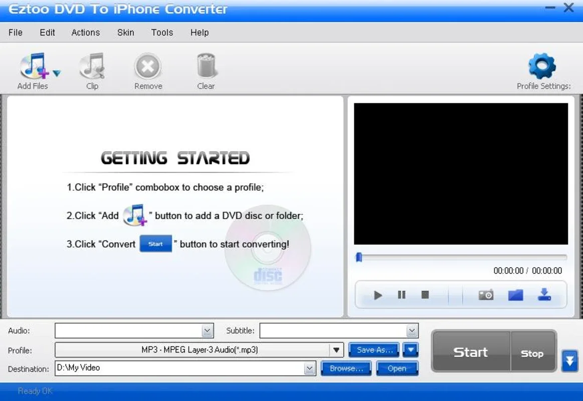 Eztoo DVD to iPhone Converter for Windows - No Downloading Required