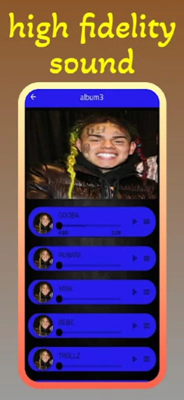 Tekashi 6ix9ine Songs 2023 for Android - Immersive Music Experience