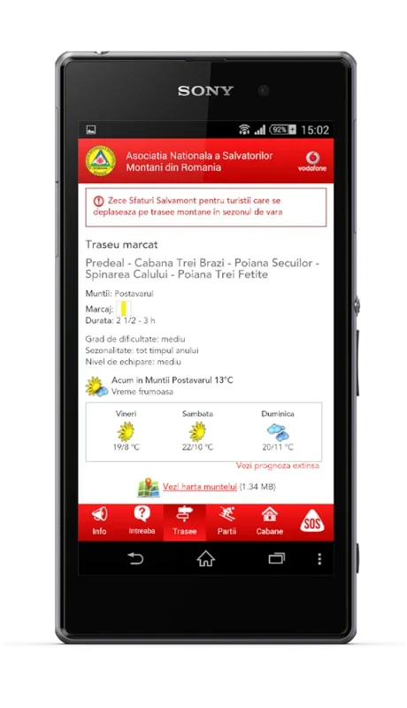 Salvamont for Android: Ensuring Mountain Safety