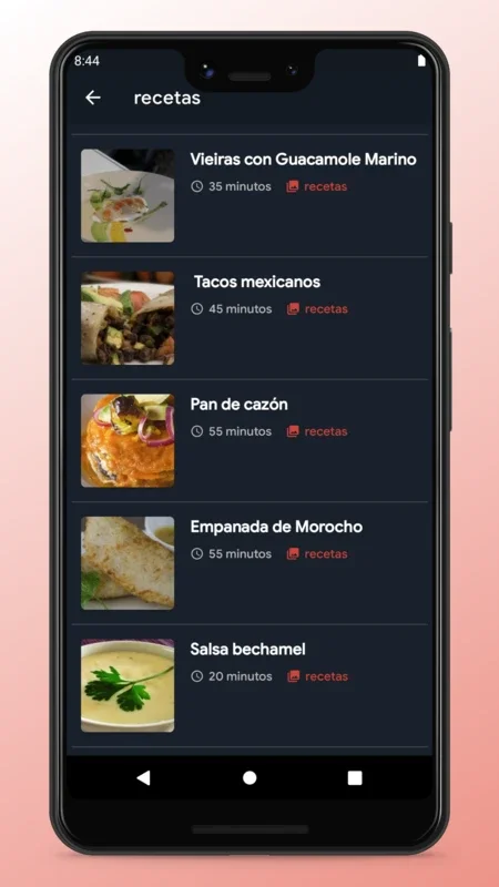 Mexican Recipes - Food App for Android: Explore Mexican Cuisine