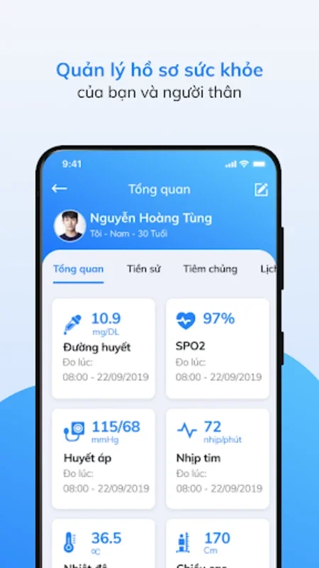 Sổ sức khỏe điện tử for Android: Manage Your Health