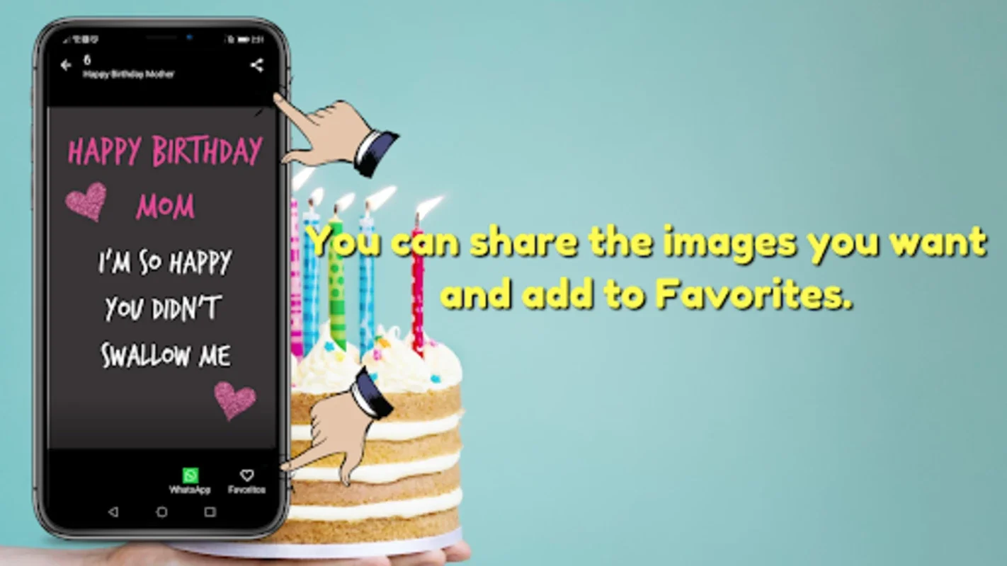 Happy Birthday Wishes Images for Android - Personalized Cards & GIFs