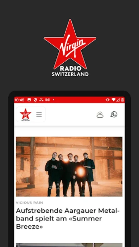 Virgin Radio Switzerland for Android: Uninterrupted Rock