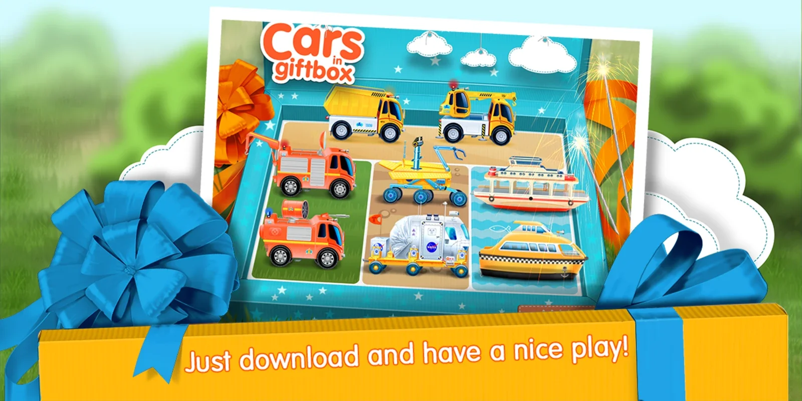 Cars In Giftbox for Android: Unique Car Experiences