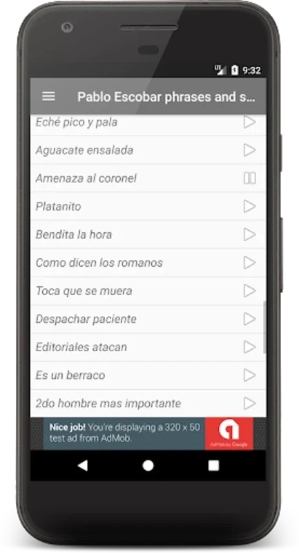 Pablo Escobar Phrases & Sounds for Android - Immerse in History