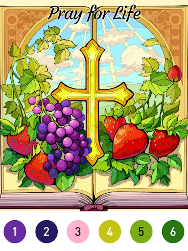 Bible Color for Android - Relaxing Coloring App