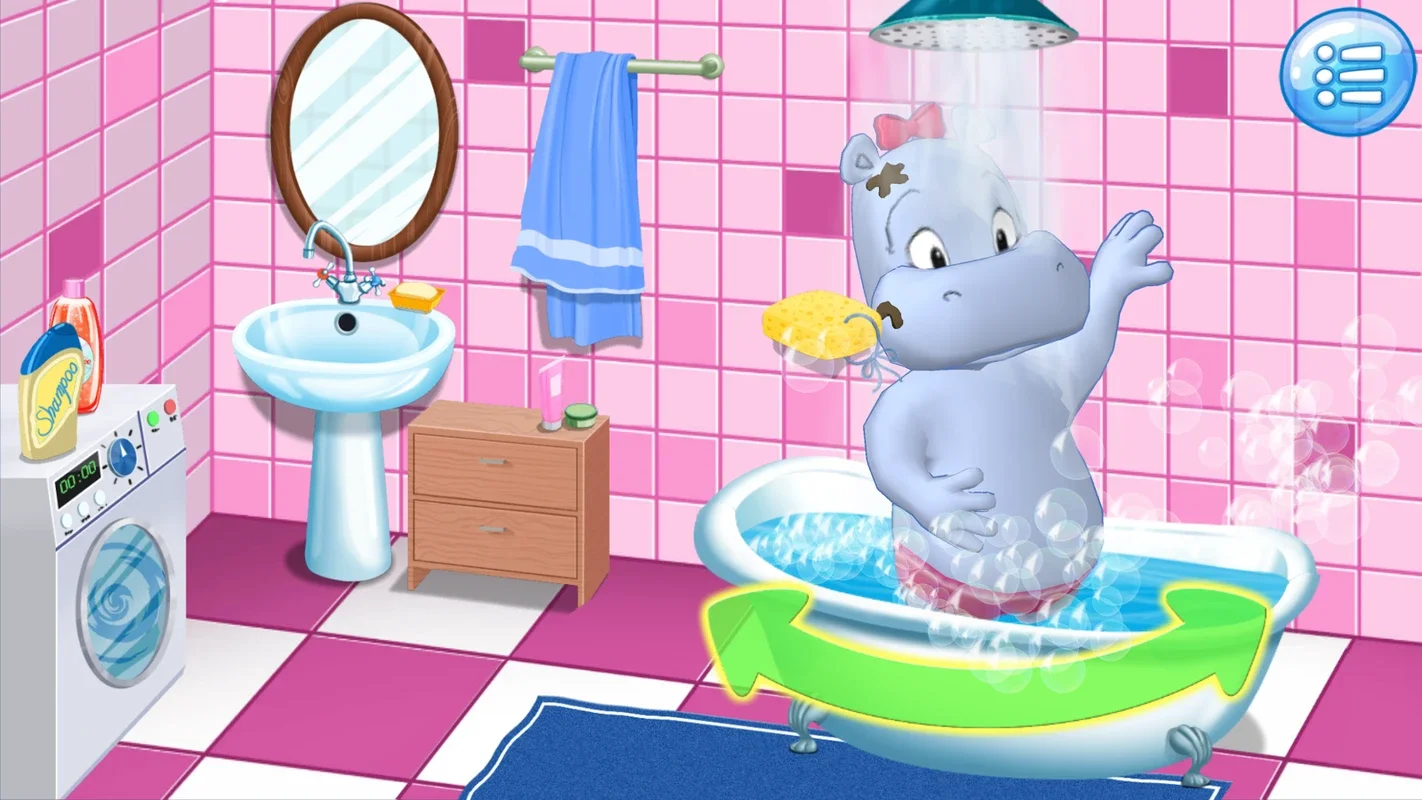 Hippo Washing for Android: Fun Cleaning Experience