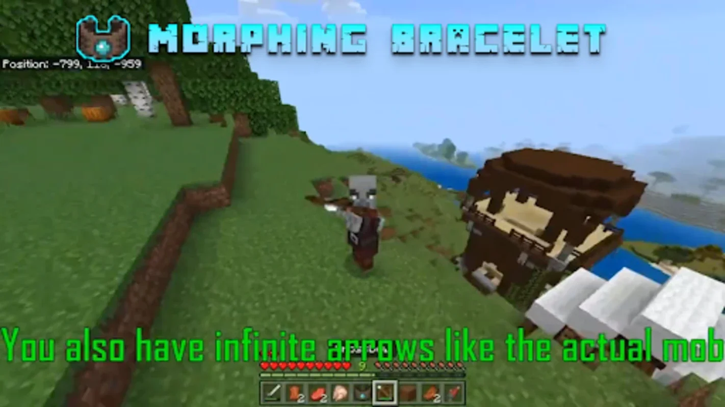 Morphing Bracelet MCPE for Android - Transform Your Minecraft Gameplay