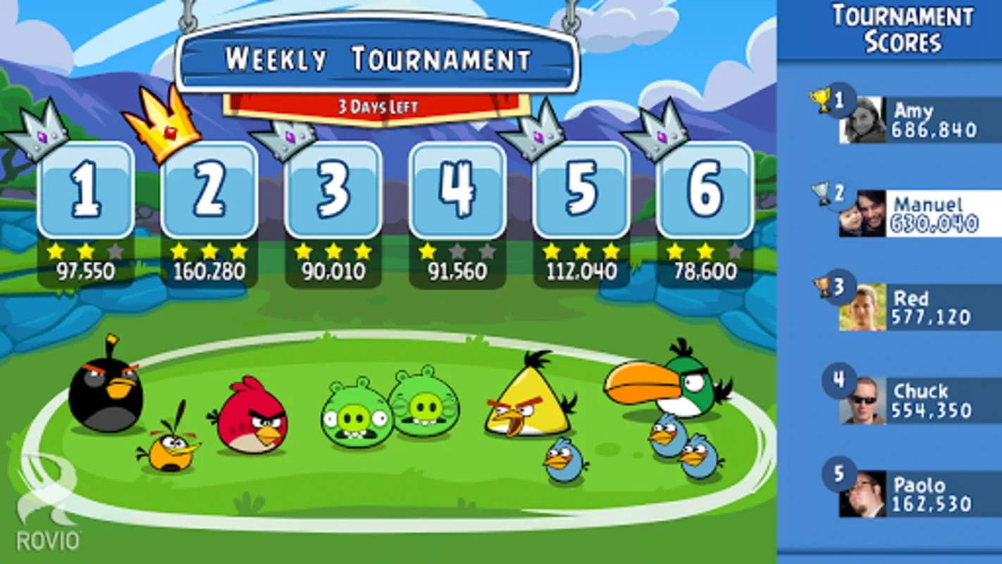 Angry Birds Friends for Android: Compete with Friends