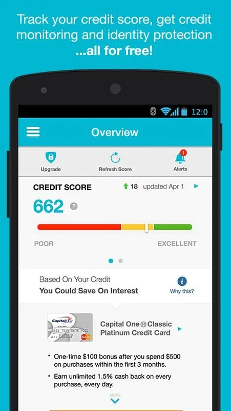 Credit Sesame for Android - Manage Your Credit Easily