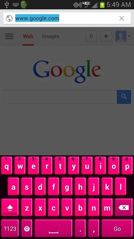 Pink Keyboard for Android - Personalize Your Typing