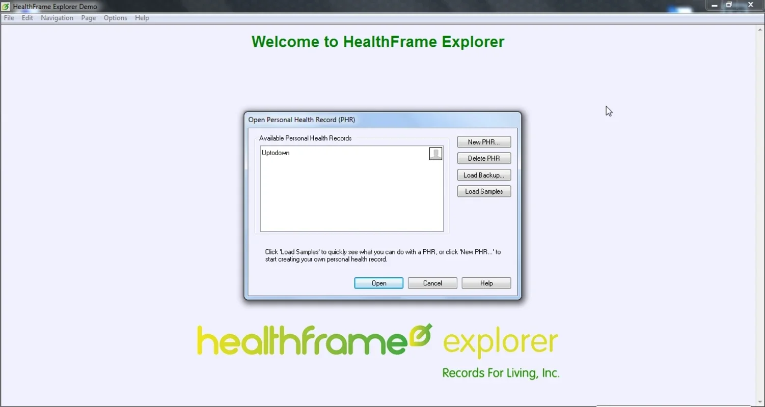 HealthFrame for Windows - Manage Your Medical History