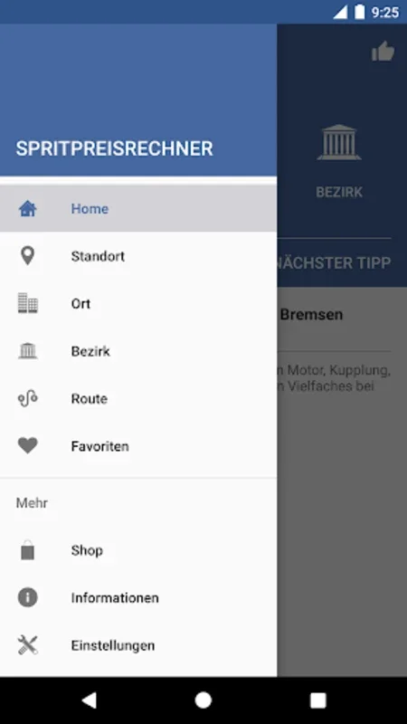 Spritpreisrechner for Android - Find Cheapest Fuel Easily