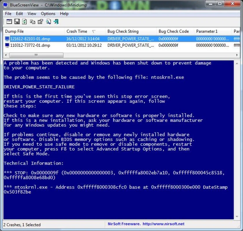 BlueScreenView: Diagnose and Resolve Windows Blue Screen Errors