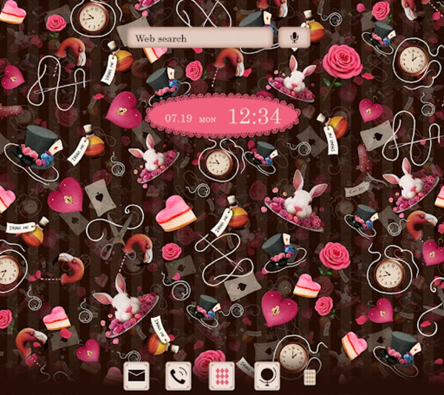 Dark Alice in Wonderland Theme for Android - Transform Your Interface