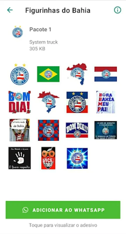 Figurinhas do Bahia for Android - A Fan's Digital Tribute