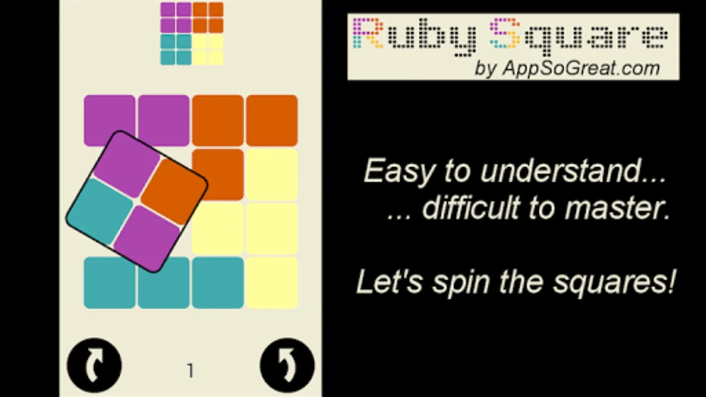 Ruby Square: Engaging Puzzle Game for Android