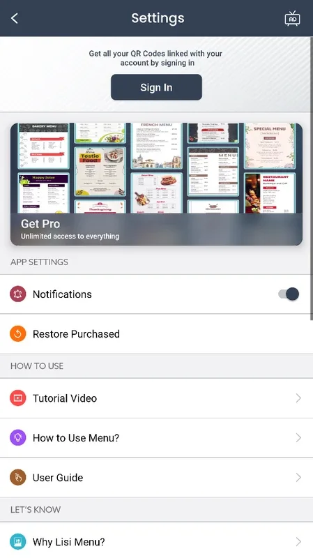 Menu Maker for Android - Create Restaurant Menus Easily